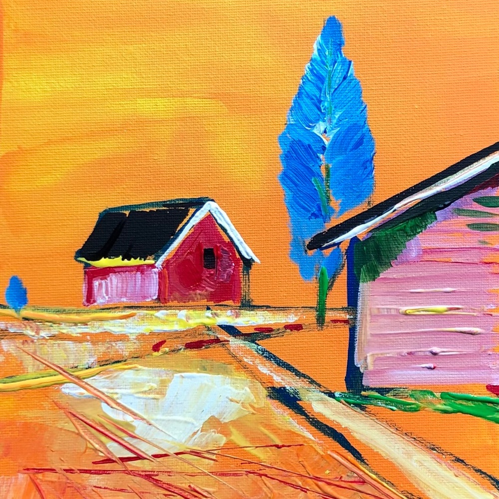 Painting 8x10 hand painted by Daniel Nie